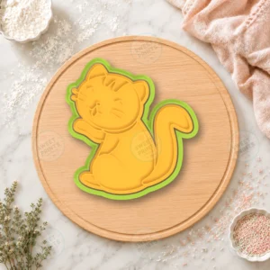 Cat Paw Raised Cookie Cutter & Stamp