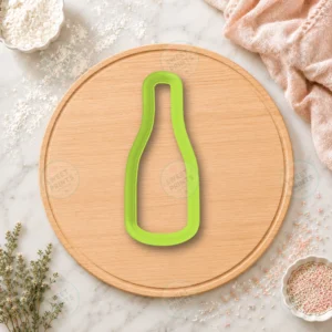 10 Cm Champagne Bottle Cookie Cutter