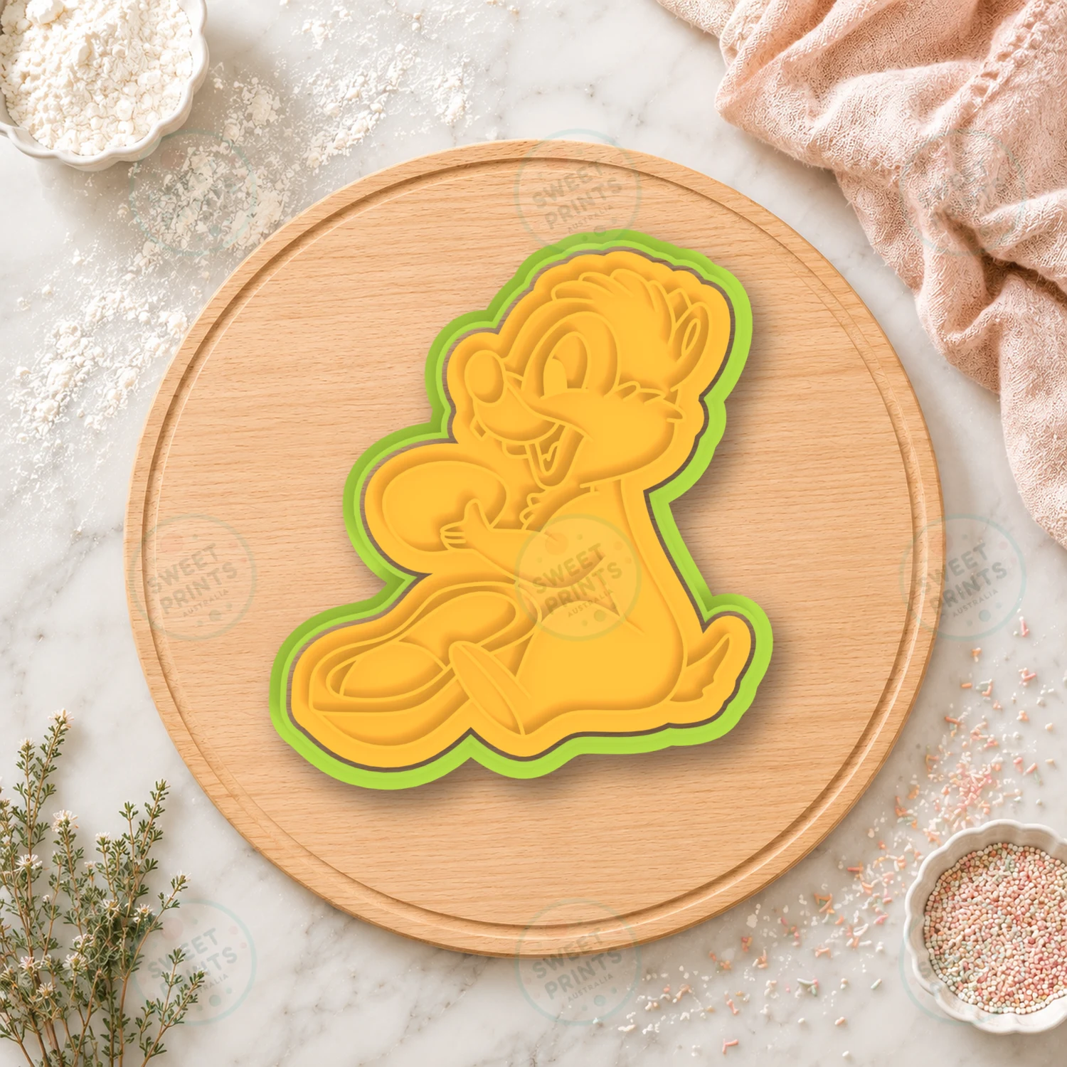 Chip N Dale Laughing Cookie Cutter & Stamp cookie cutter