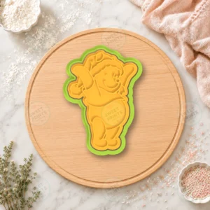 Winnie The Pooh Santa Cookie Cutter & Stamp