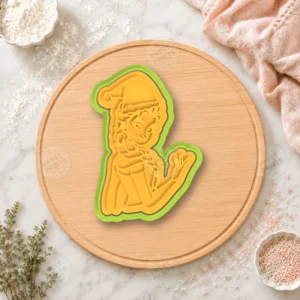 Christmas Elf Girl Cookie Cutter & Stamp