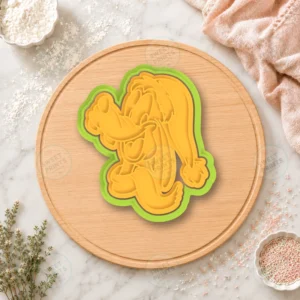 Pluto Santa Hat Cookie Cutter & Stamp