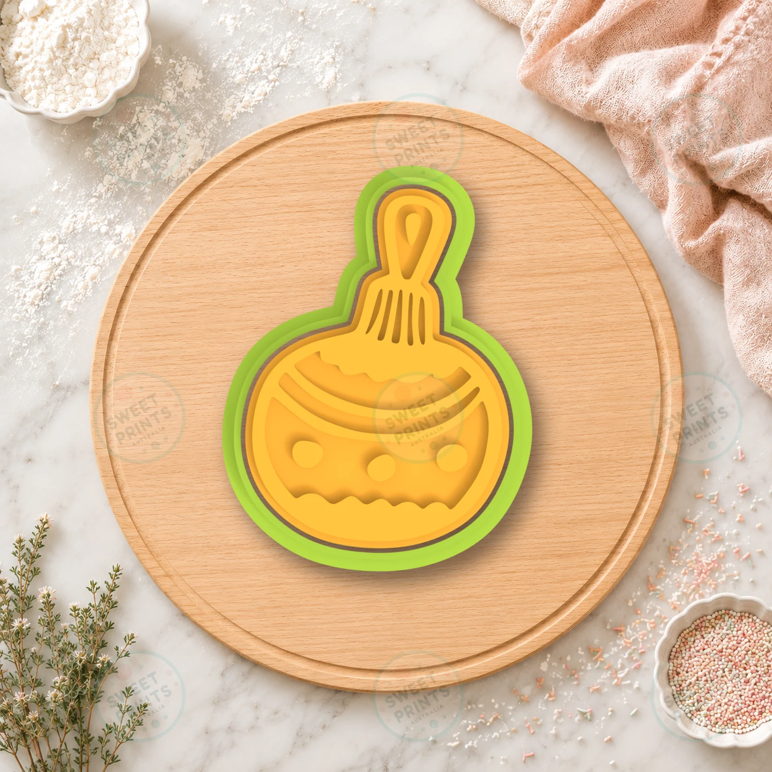 Christmas Bauble 1 Cookie Cutter & Stamp cookie cutter