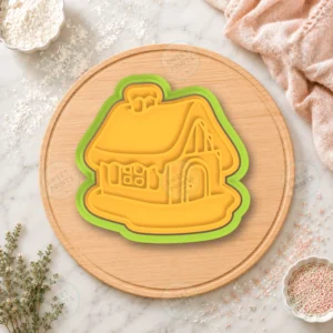 Gingerbread House 1 Cookie Cutter & Stamp