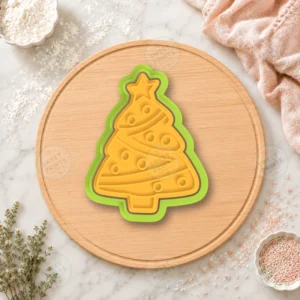 Christmas Tree With Star Cookie Cutter & Stamp