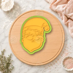 Santa Face 1 Cookie Cutter & Stamp