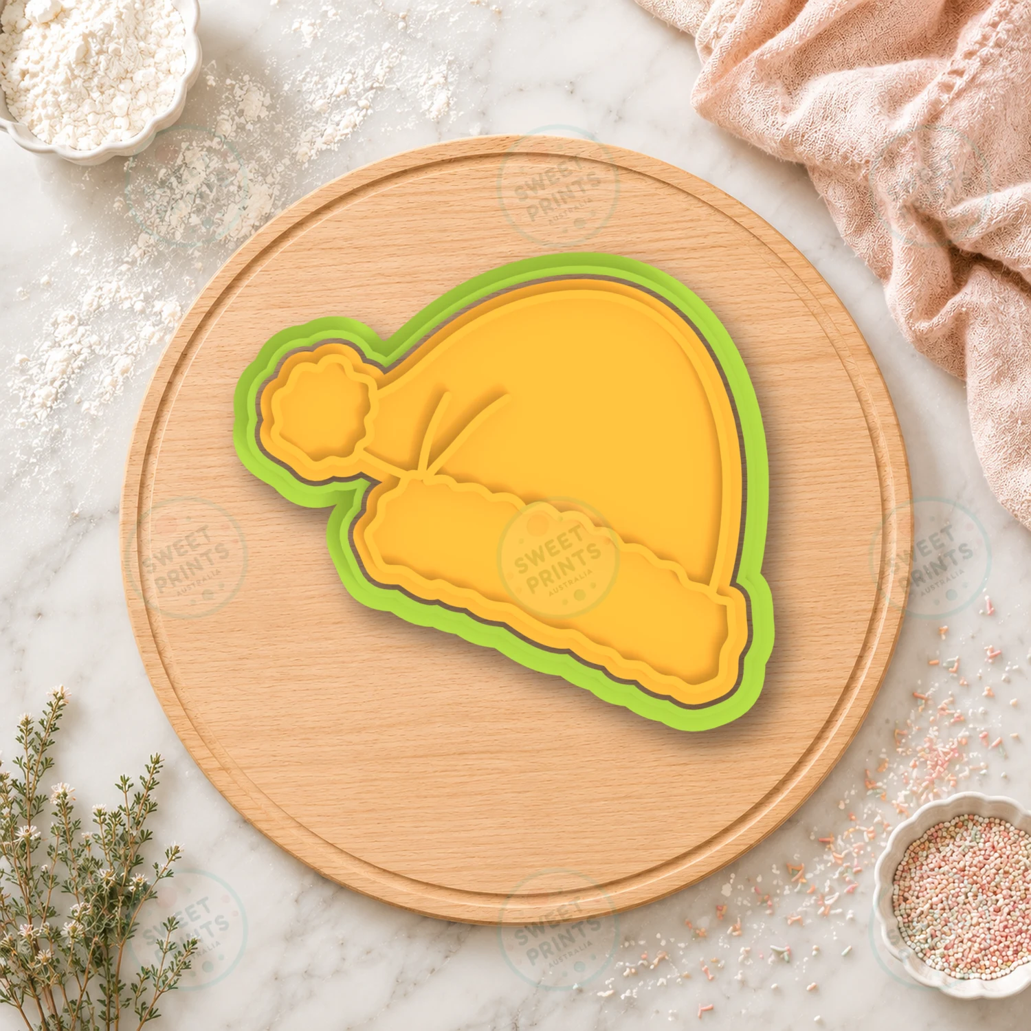 Santa Hat 10 Cookie Cutter & Stamp cookie cutter