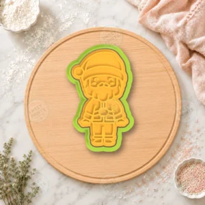 Santa Claus Cookie Cutter & Stamp