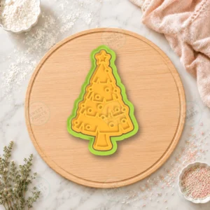 Christmas Tree 1 Cookie Cutter & Stamp