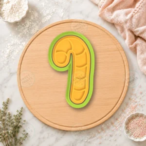 Candy Cane 2 Cookie Cutter & Stamp
