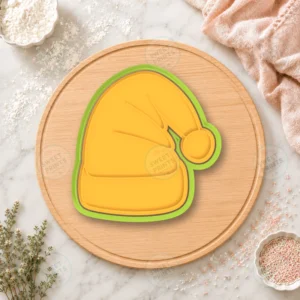 Santa Hat with Bell Cookie Cutter & Stamp