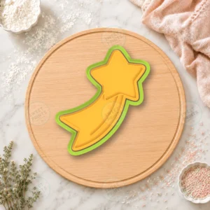 Shooting Star 1 Cookie Cutter & Stamp