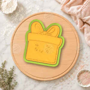 Cute Gift Box Cookie Cutter & Stamp