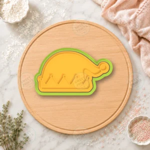 Elf Hat with Zigzag Brim Cookie Cutter & Stamp