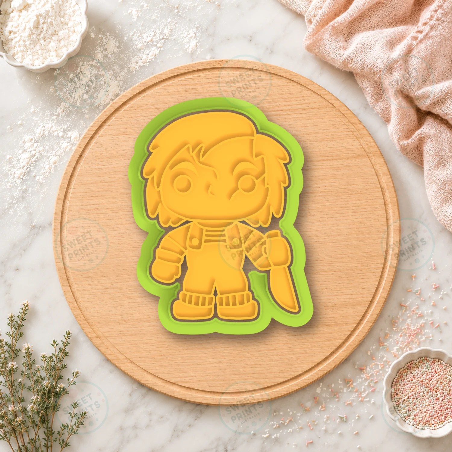 Chucky Cookie Cutter & Stamp cookie cutter