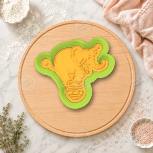 Circus Elephant Cookie Cutter & Stamp
