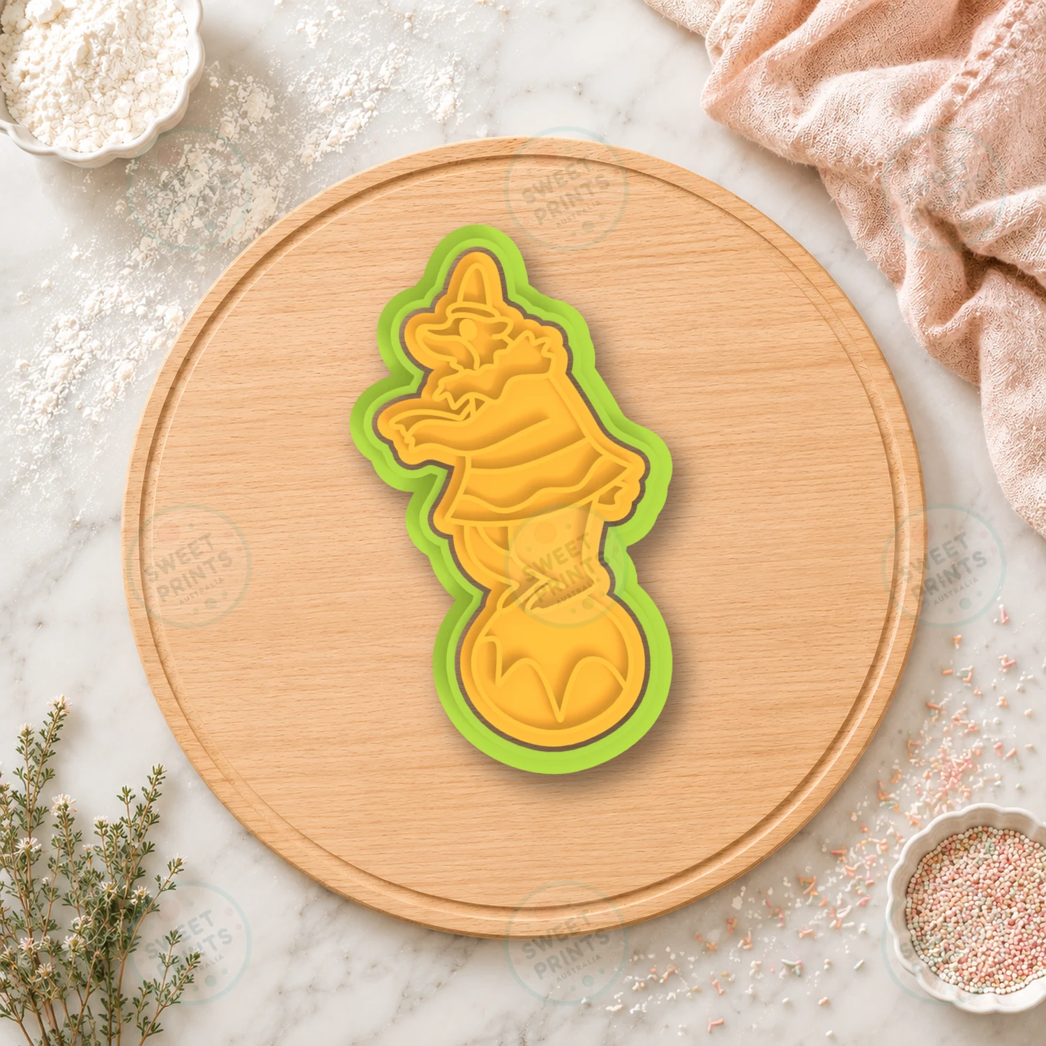 Circus Fox Cookie Cutter & Stamp cookie cutter