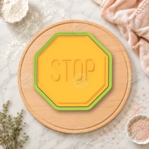 Stop Sign 1 Cookie Cutter & Stamp