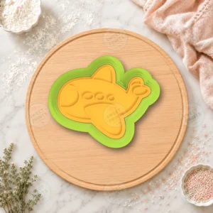 Airplane Cookie Cutter & Stamp
