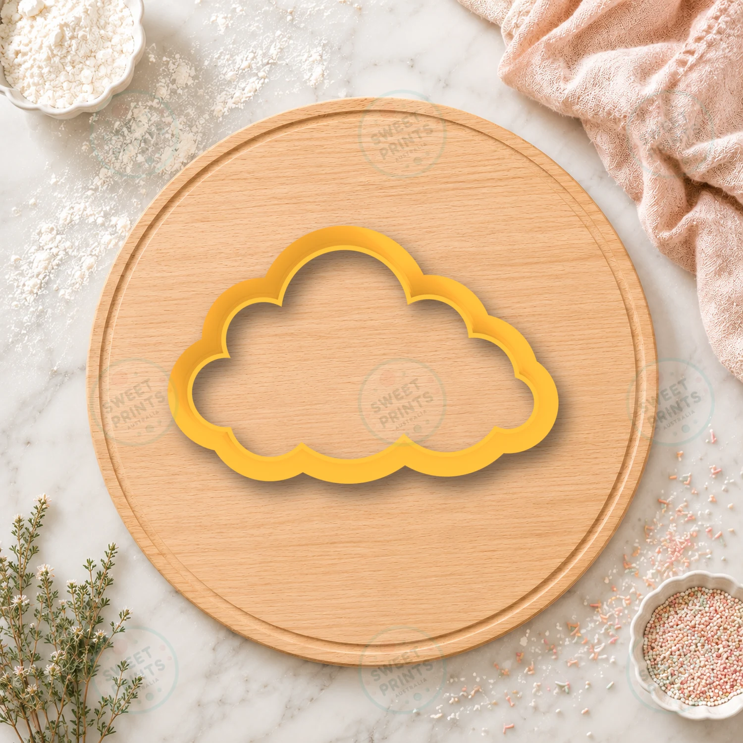 Cloud Cookie Stamp cookie cutter
