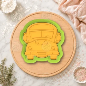Cocomelon Bus Cookie Cutter & Stamp
