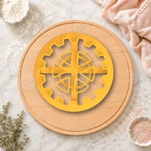 Cog Gear Cookie Stamp
