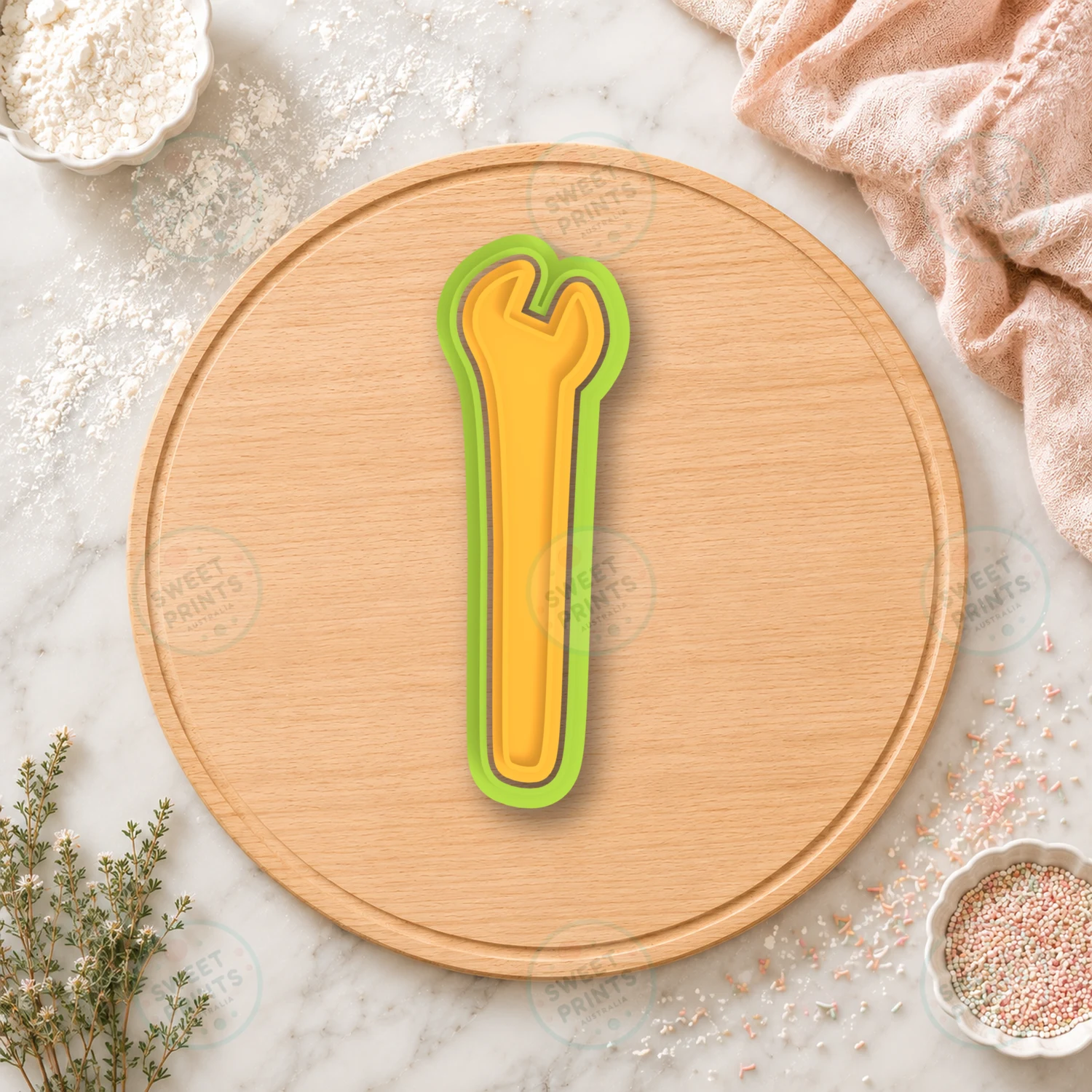 Hard Hat 2 Cookie Cutter & Stamp cookie cutter