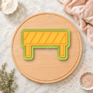 Road Barrier Cookie Cutter & Stamp