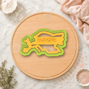 Europe Cookie Cutter & Stamp