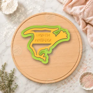 North America Cookie Cutter & Stamp