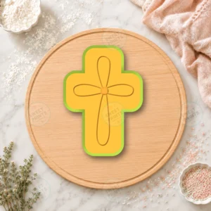 Cross Baptism Communion Cookie Cutter & Stamp