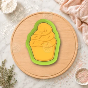 Cupcake 2 Cookie Cutter & Stamp