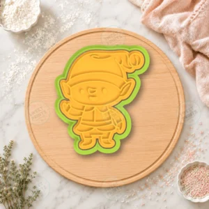 Christmas Elf Boy Cookie Cutter & Stamp
