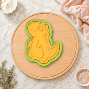 Cute Baby T-Rex Cookie Cutter & Stamp