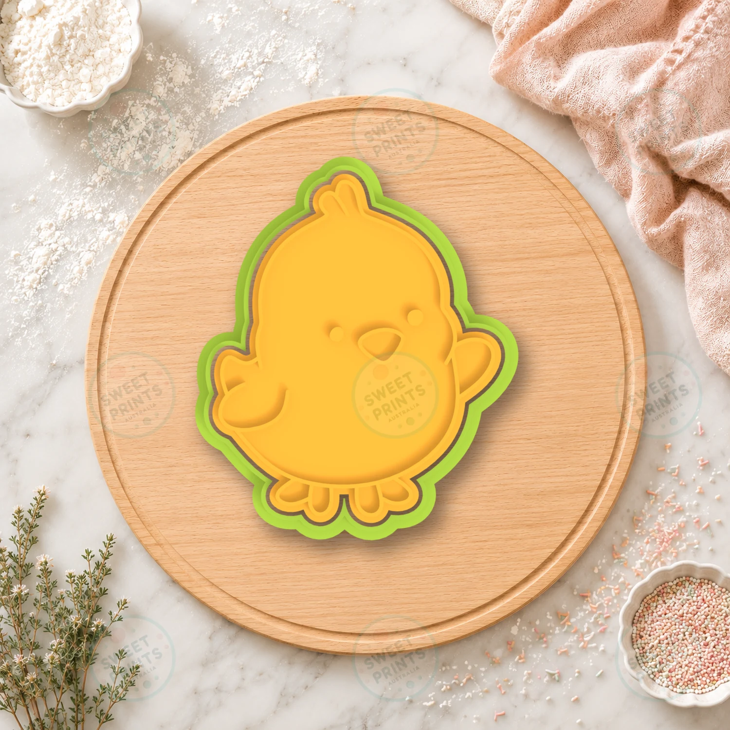Cute Easter Chick Cookie Cutter & Stamp cookie cutter