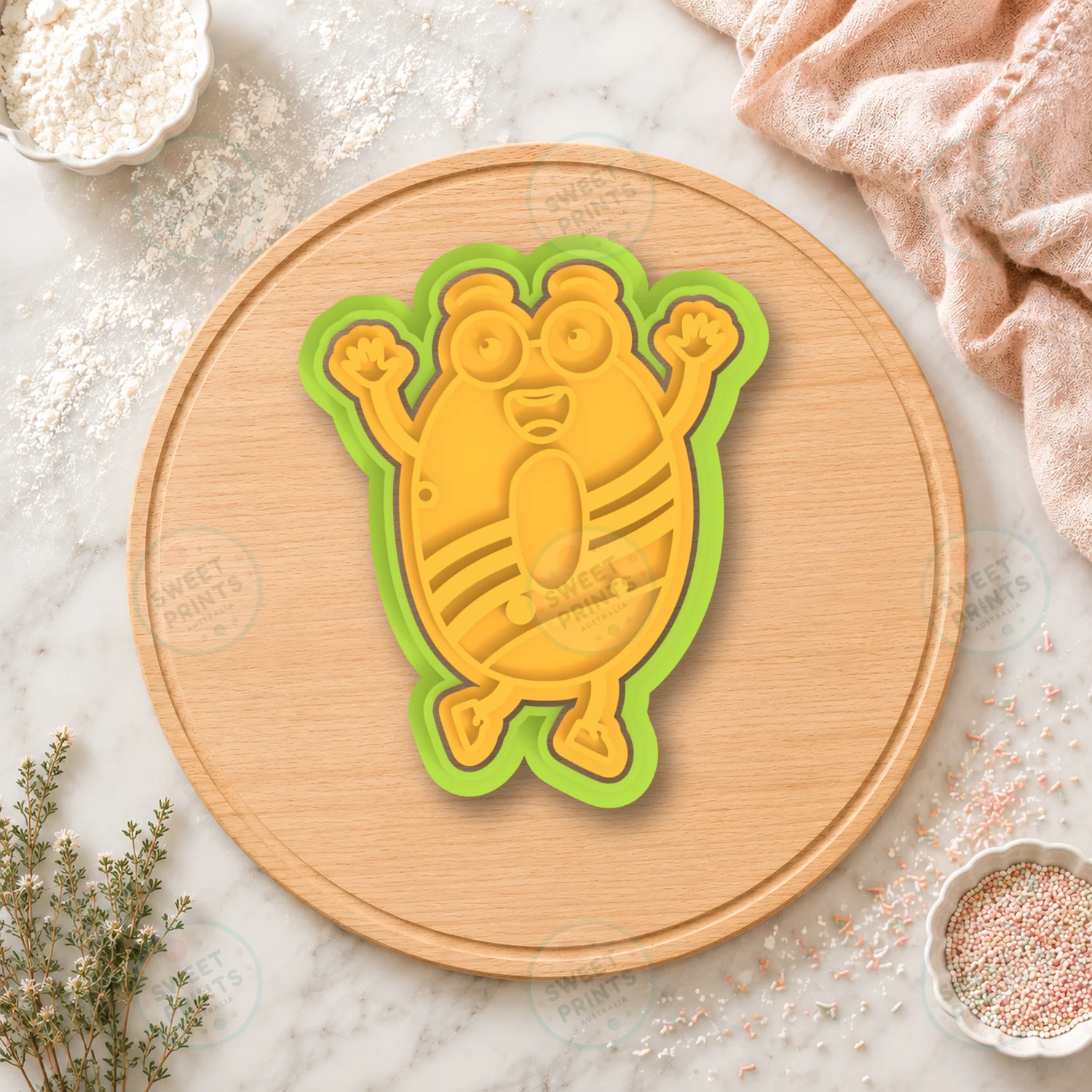 Funny Number 0 Character Cookie Cutter & Stamp cookie cutter