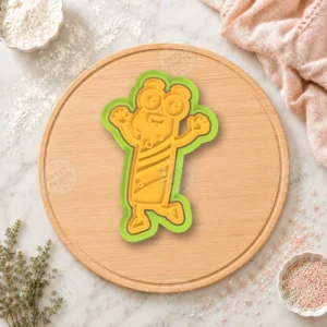 Funny Number 1 Character Cookie Cutter & Stamp