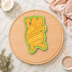 Funny Number 6 Character Cookie Cutter & Stamp