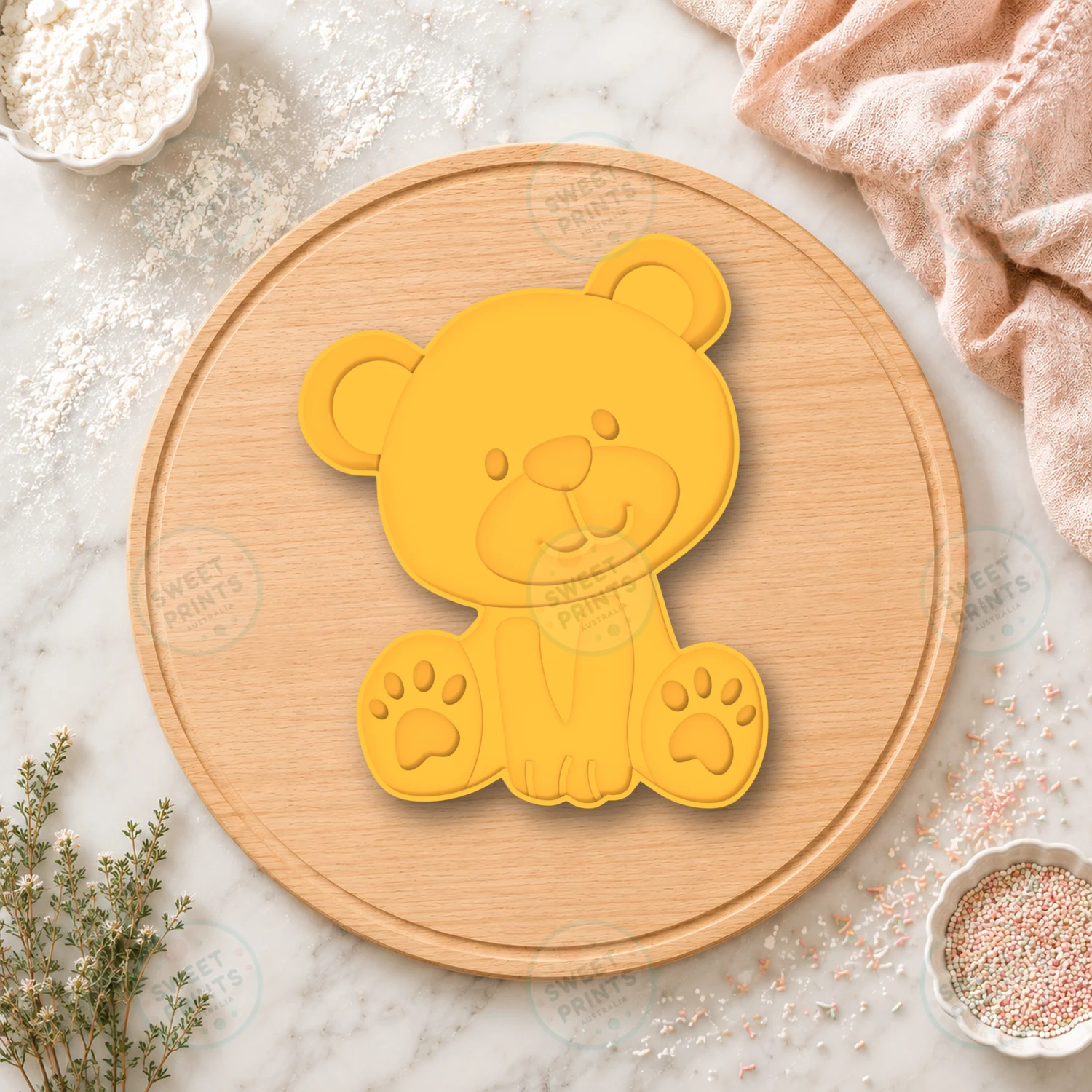 Bear Cookie Stamp cookie cutter