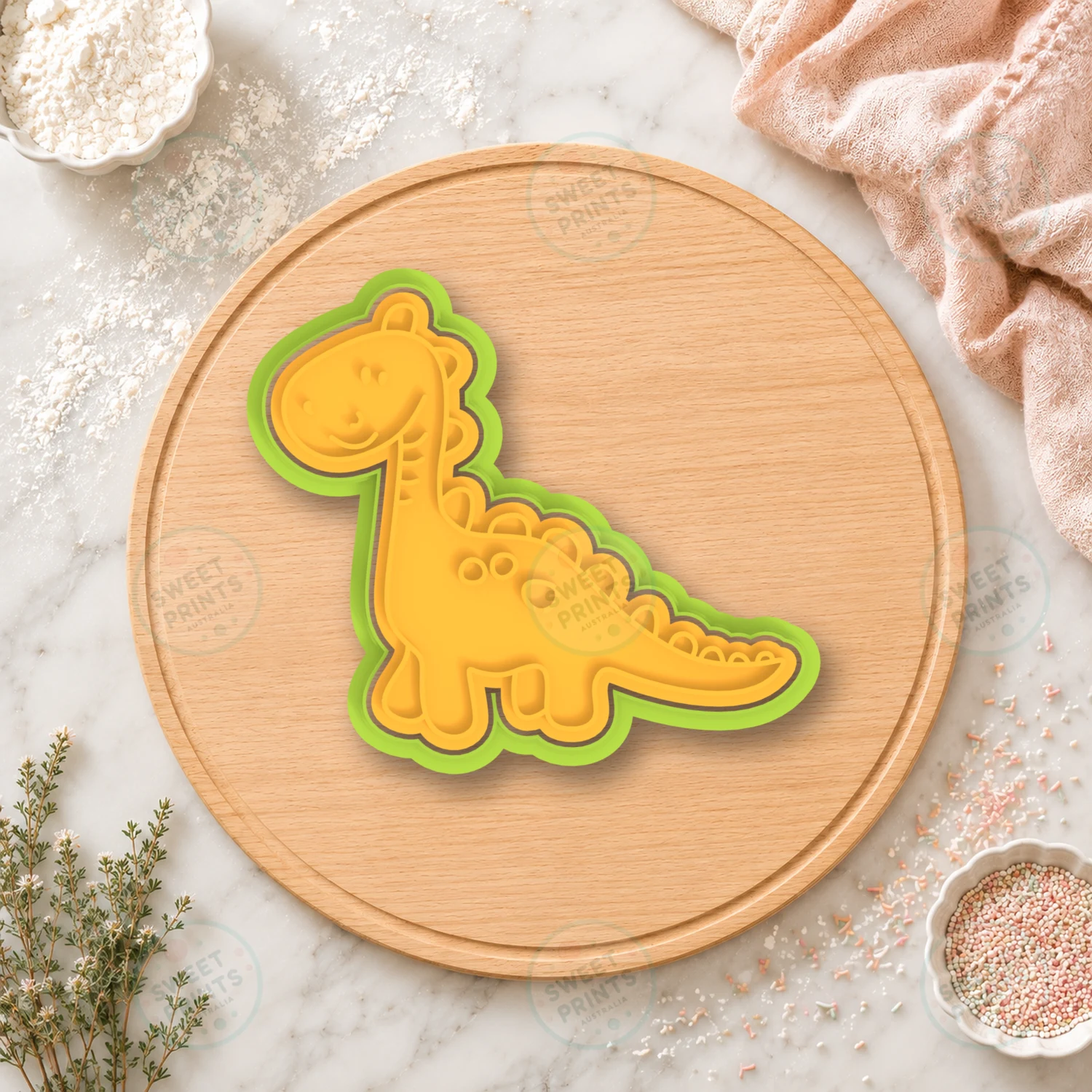 Stegosaurus Cookie Cutter & Stamp cookie cutter
