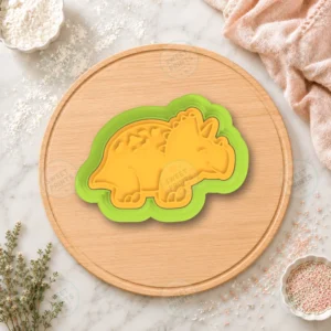 T-Rex Dinosaur 2 Cookie Cutter & Stamp