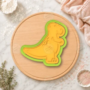 Triceratops 2 Cookie Cutter & Stamp