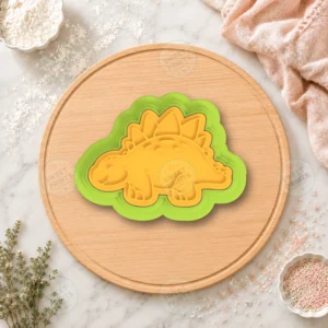 Stegosaurus 2 Cookie Cutter & Stamp