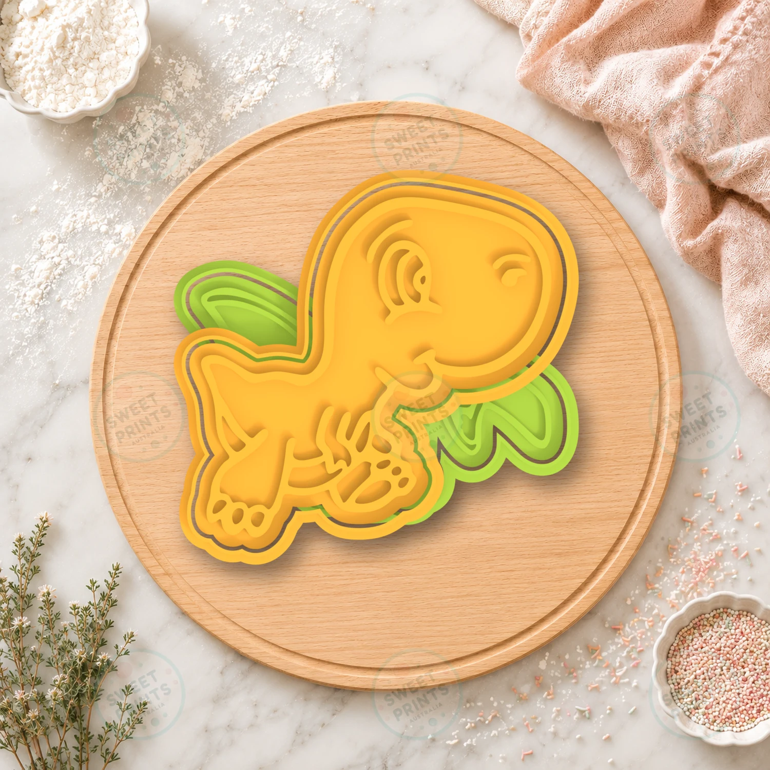 G Cookie Cutter & Stamp cookie cutter