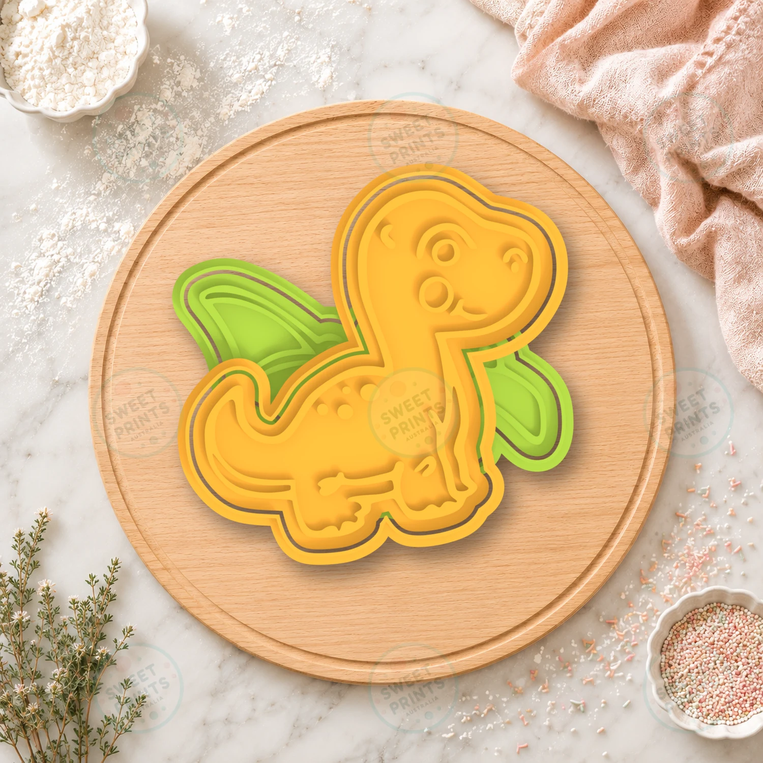 Letter H Cookie Cutter & Stamp cookie cutter