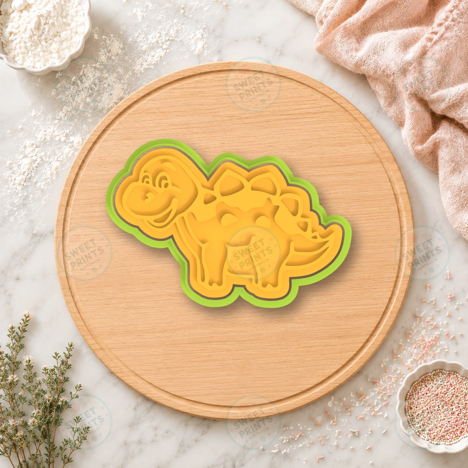 Number 1 Cookie Cutter & Stamp cookie cutter