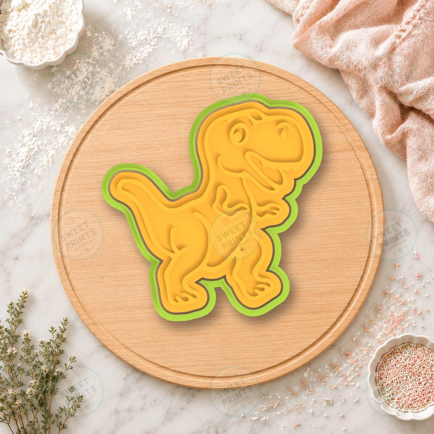 10s Cookie Cutter & Stamp cookie cutter