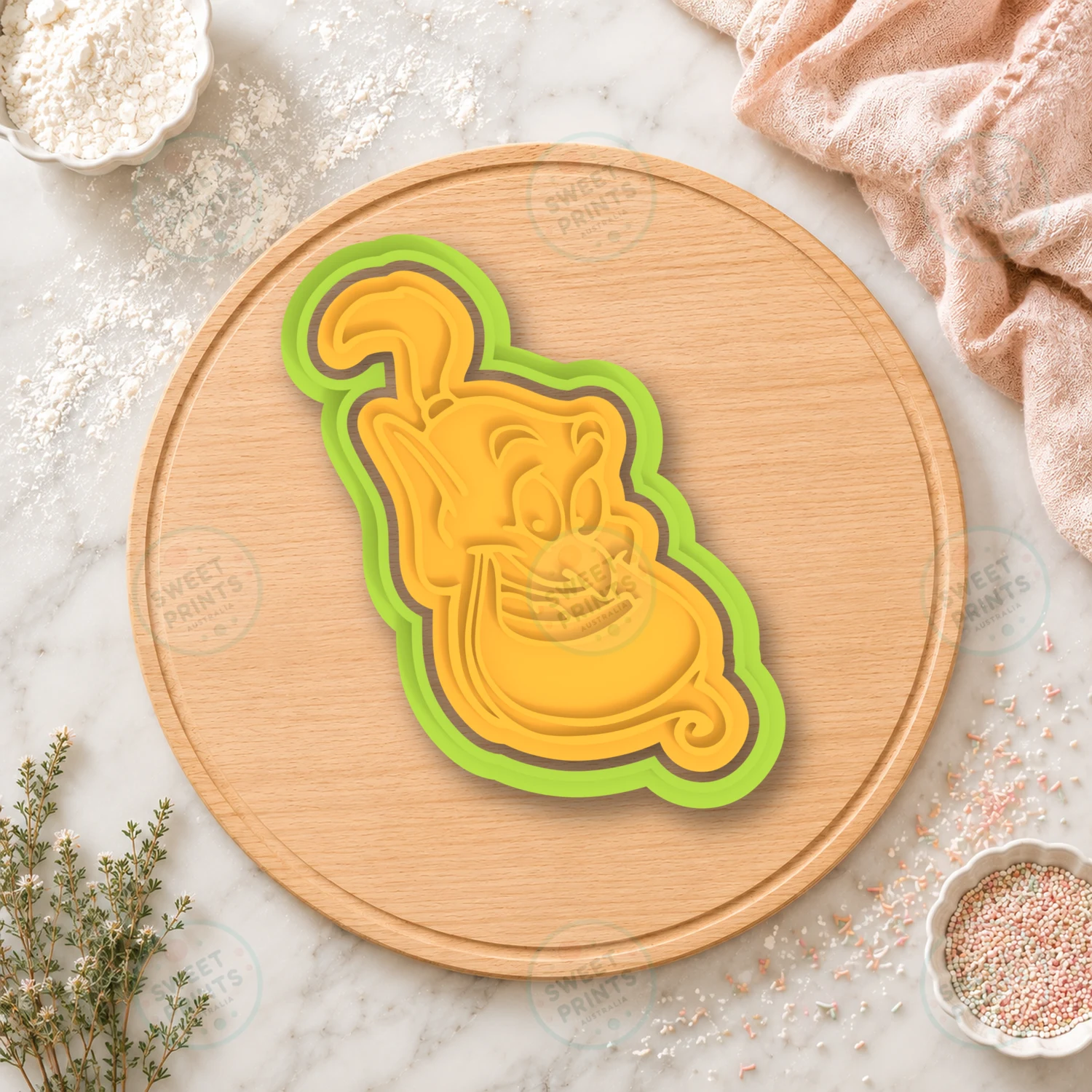 Genie 2 Cookie Cutter & Stamp cookie cutter