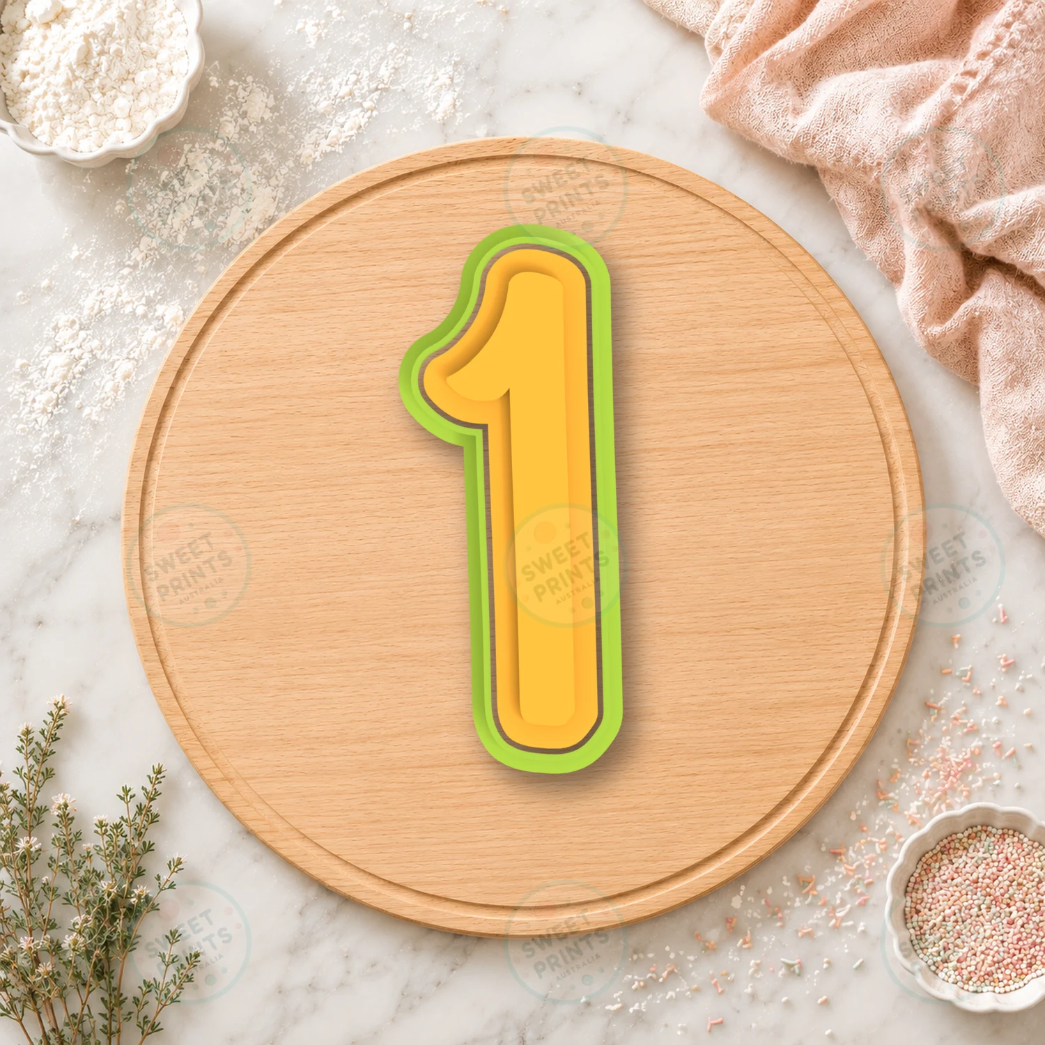 Number Zero Cookie Cutter & Stamp cookie cutter