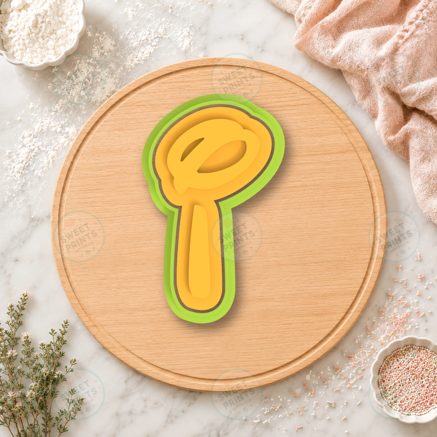 I Small Cookie Cutter & Stamp cookie cutter